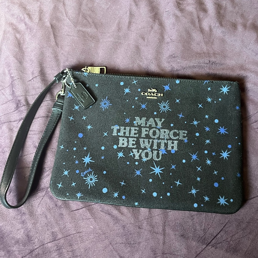 Coach x Star Wars Canvas Wristlet